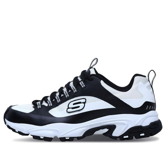Skechers Stamina Running Shoes 'White Black' 666030-WBK
