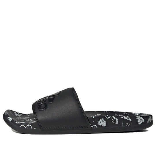 Adidas Originals Adilette Comfort Sandals 'Core Black' IF3057 - KICKS CREW