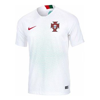 Nike Portugal 2018 Away Jersey Soccer/Football Team Cristiano Ronaldo White 893876-100