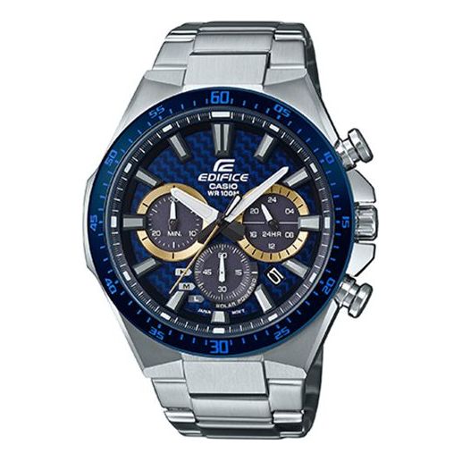 Casio Edifice Analog Watch 'Silver Sapphire Crystal Blue' EQS-800BCD-2AVUPRD