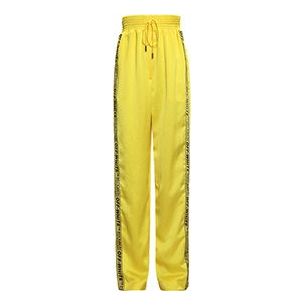 Women's OFF-WHITE Yellow Sports Pants/Trousers/Joggers OF2D3K002 Sweat Pants - KICKSCREW