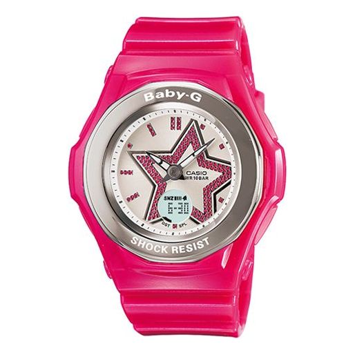 CASIO BABY-G Womens Pink Analog/Digital Combo BGA-103-4B Watches - KICKSCREW