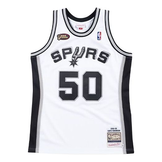 Mitchell & Ness NBA Swingman Authentic Jersey San Antonio Spurs Home Finals 1998-99 David Robinson AJY4EL18028-SASWHIT98DRB