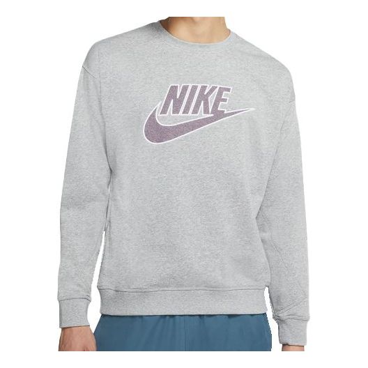 Nike Sportswear Round Neck french terry Gray CU4508-063-KICKS CREW