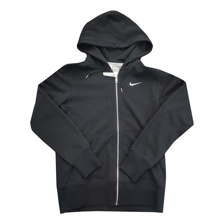 Nike Classic Small Logo Full Zip Hoodie 'Black' 521574-010 - KICKS CREW