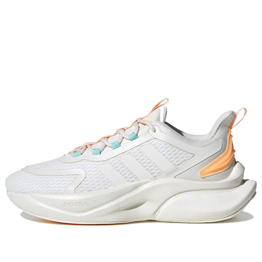 (WMNS) Adidas AlphaBounce Sportswear Shoes 'White Yellow' IF6033
