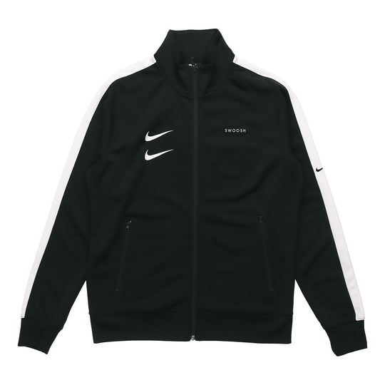 Nike Sportswear Swoosh Jcaket Cj4885-010 Black CJ4885-010 - KICKS CREW