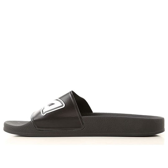 Alexander McQueen Logo Sandals Black/White 547040-R2587-1006