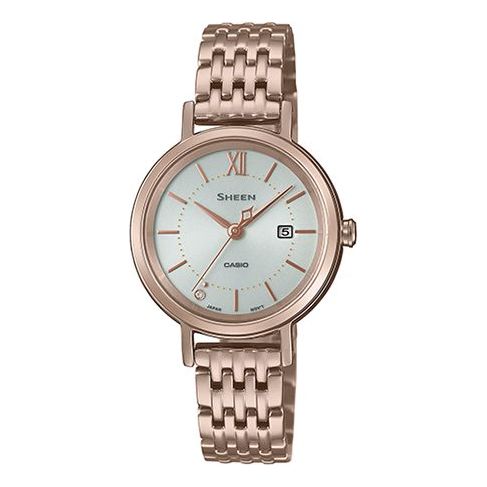 Casio Sheen Analog Watch 'Rose Gold Crystal White' SHS-D300CG-7APR-PERSON