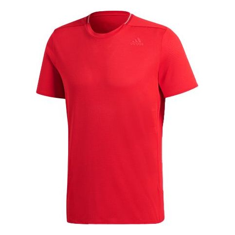 Men's adidas Running Short Sleeve Red T-Shirt BQ7270