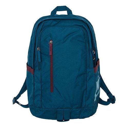 Nike Student Casual Sports Bag Backpack Schoolbag Laptop Bag Blue BA6103-432