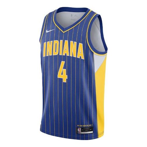 Nike Indiana Pacers Men's City Edition Swingman Jersey - Victor Oladipo - Blue