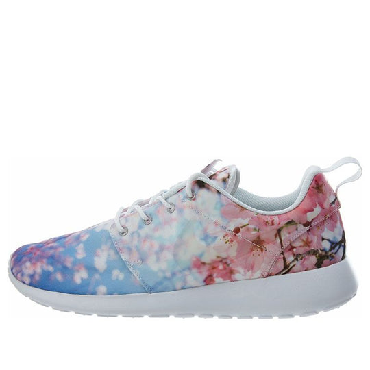 WMNS Nike Roshe One Cherry Blossom Pack Low-Top Running Shoes White/Blue/Red Cherry Blossom Womens 819960-100 Marathon Running Shoes/Sneakers - KICKSCREW
