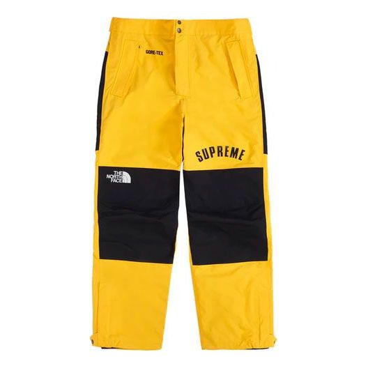 Supreme SS19 x The North Face Arc Logo Mountain Pant Yellow SUP-SS19-5