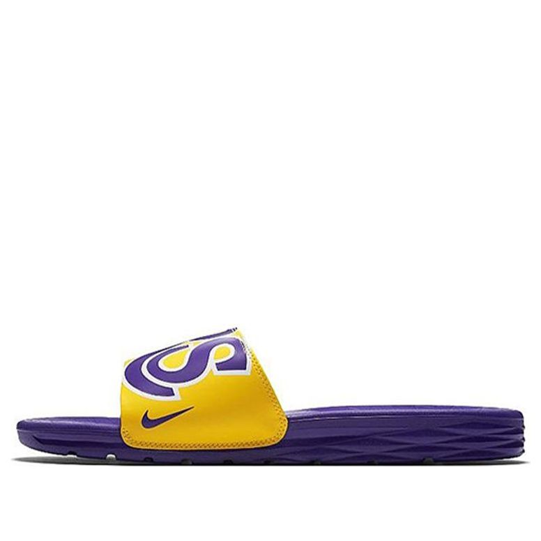 Nike La Lakers Tracksuit Pants In Field Purple/ Amarillo/ White
