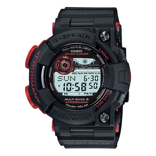 Men's CASIO G Shock FROGMAN Series Watch Mens Black Digital GWF-1000BS-1JF Watches - KICKSCREW