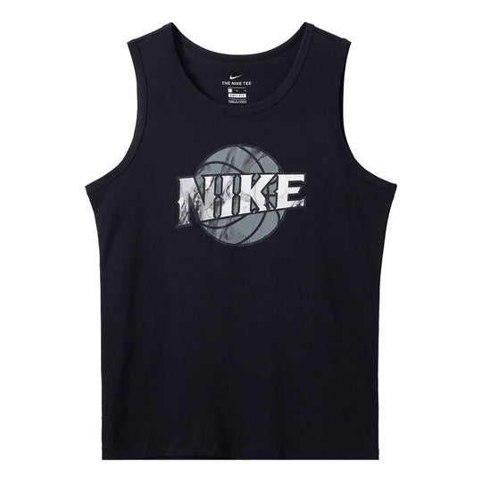 Nike Basketball Printing Pattern Sleeveless Vest Black CD1293-010