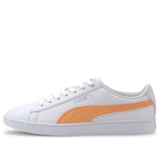 (WMNS) PUMA Vikky V2 Zebra Sneakers White/Orange 371110-02