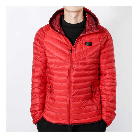 Nike Sports Stay Warm hooded down Jacket Red 693534-657