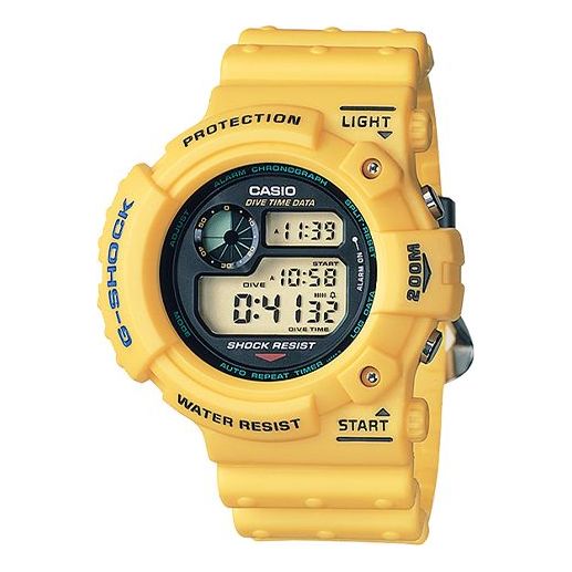 Men's CASIO G Shock Series 200m Waterproof Design Watch Mens Yellow Digital DW-6300-9 Watches - KICKSCREW