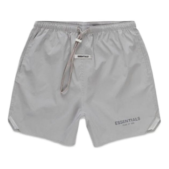 Fear of God Essentials SS20 Volley Shorts Silver Reflective FOG-SS20-300