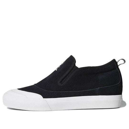 sæt ind vasketøj sandaler adidas originals Matchcourt Mid Slip 'Black White' DB0887 - KICKS CREW