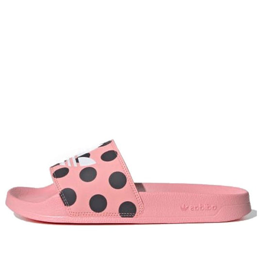 (WMNS) adidas Adilette Lite Slides 'Trefoil Logo - Polka Dot Pink' FU9149