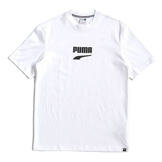 PUMA Downtown Printing Short Sleeve White 596367-52