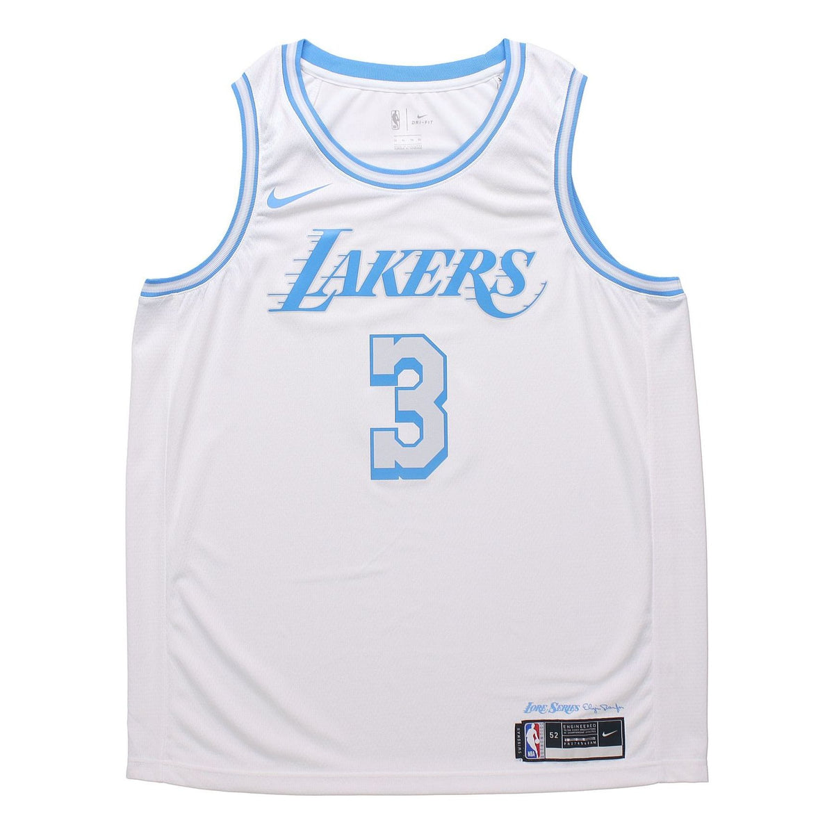 Nike Los Angeles Lakers Anthony Davis #3 Mixtape Swingman Jersey