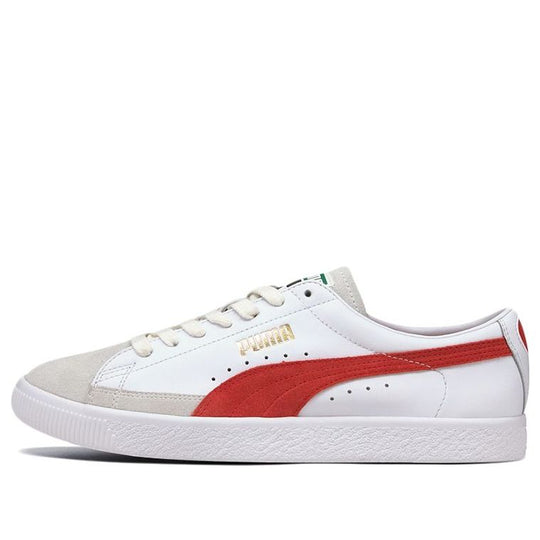 PUMA Basket Vtg Casual Shoes White/Red/Grey 374922-02