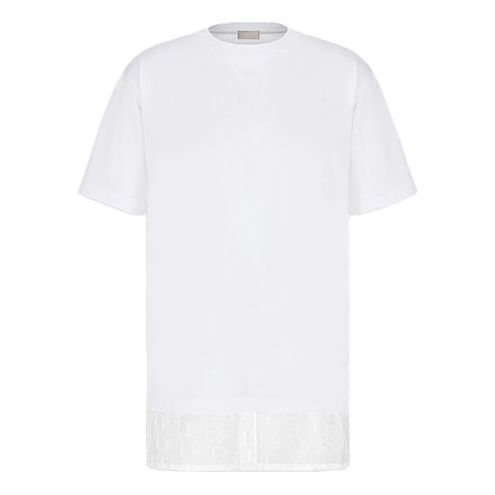 Men's DIOR Large Version Short Sleeve White 113J632A0677-C080