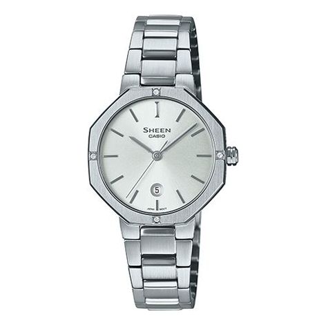 Casio Sheen Analog Octagonal Watch 'Silver White' SHE-4543D-7AUPR-PERSON