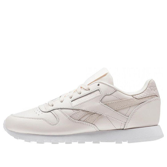 (WMNS) Reebok Classic Leather PS Low Tops Wear-resistant Pink CM9160
