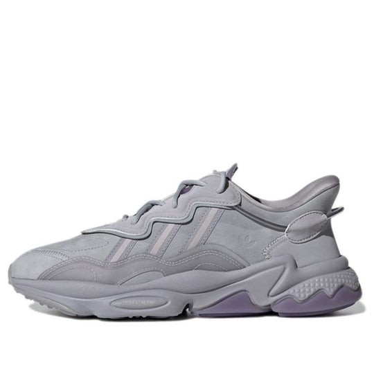 adidas originals Ozweego Cozy Wear-Resistant Running Shoes Gray Purple GY1027