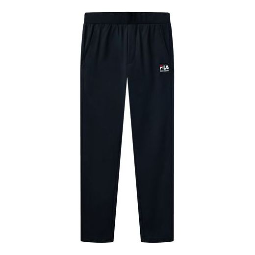 FILA Thin and light Breathable Straight Knit Sports Pants Blue