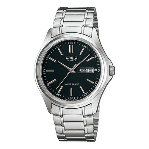 Casio Standard Simplistic Steel Analog Watch 'Silver Black' MTP-1239D-1A