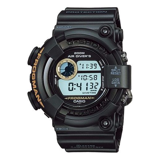 Men's CASIO G Shock FROGMAN 2 Watch Mens Black Digital DW-8200BM-1T Watches - KICKSCREW
