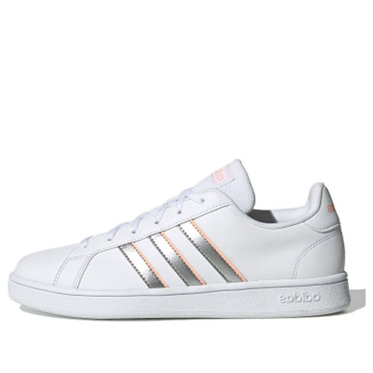 (WMNS) adidas neo Grand Court Base 'White Silver Pink' EG5949