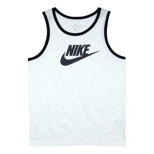 Nike Swoosh Athleisure Casual Sports Vest White BV0535-100 - KICKS CREW