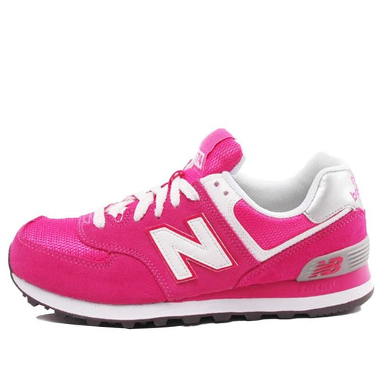 (WMNS) New Balance 574 Series Low-Top Pink/Red WL574RCB
