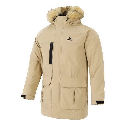 adidas Down Parka mid-length Stay Warm hooded down Jacket H20766