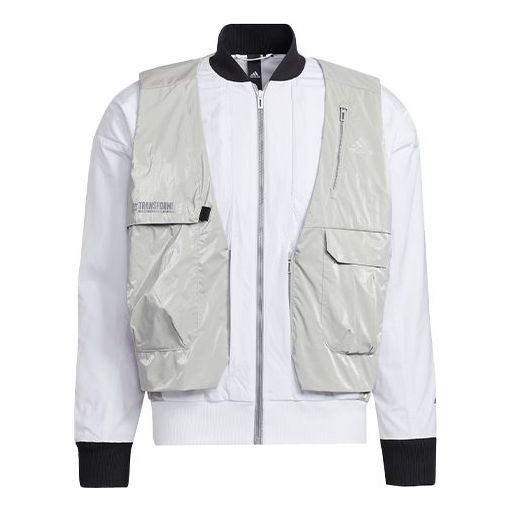 adidas x Transformers Crossover CNY Detachable Jacket Gray HM7467