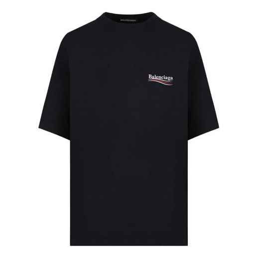 Balenciaga Men's Logo Crew T-Shirt