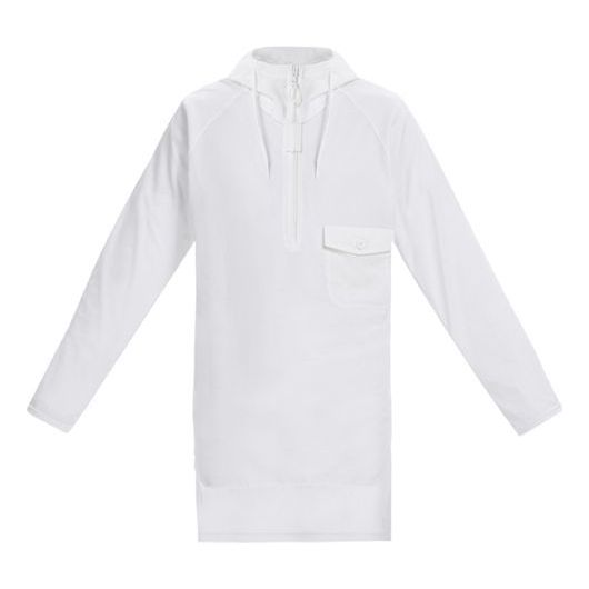 Men's Y-3 Tencelhooded Zip Ls Tee hooded raglan sleeve Long Sleeves Casual Jacket White DY7331