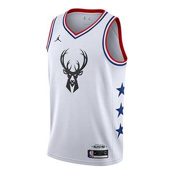 Nike NBA 2019 All-Star Milwaukee Bucks Giannis Antetokounmpo Jersey White (Men's/All Star) AQ7297-100