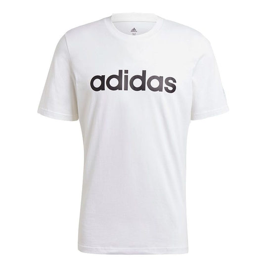 adidas MENS Lin Sports Crew-neck Short Sleeve White GL0058