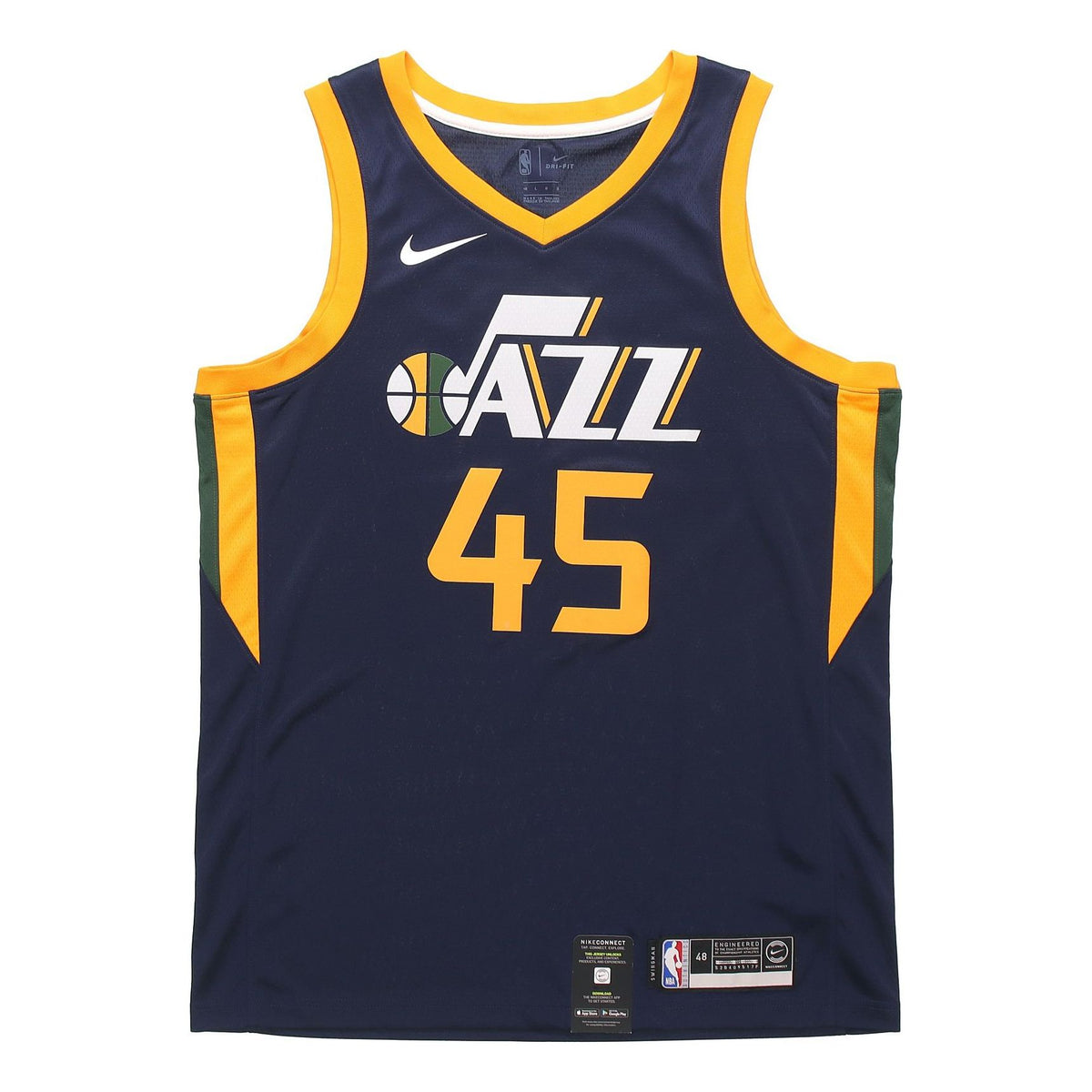 Nike NBA Mitchell Utah Jazz Team limited SW Jersey Navy Blue