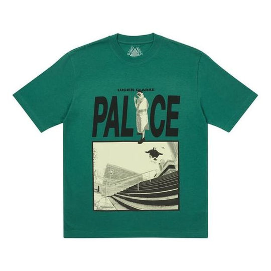PALACE Some Kinda Skate T-Shirt Pattern Short Sleeve Unisex Green P20TS206