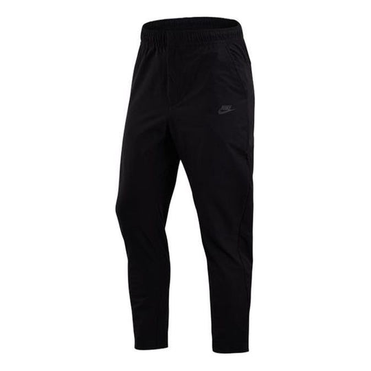 Men's Nike SportswearCommuter Elastic Waistband Woven Solid Color Sports Pants Black DM6622-010