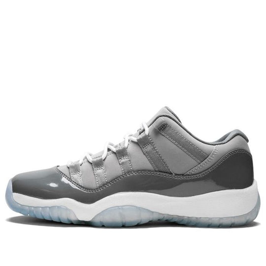 (GS) Air Jordan 11 Retro Low 'Cool Grey' 528896-003 Retro Basketball Shoes  -  KICKS CREW